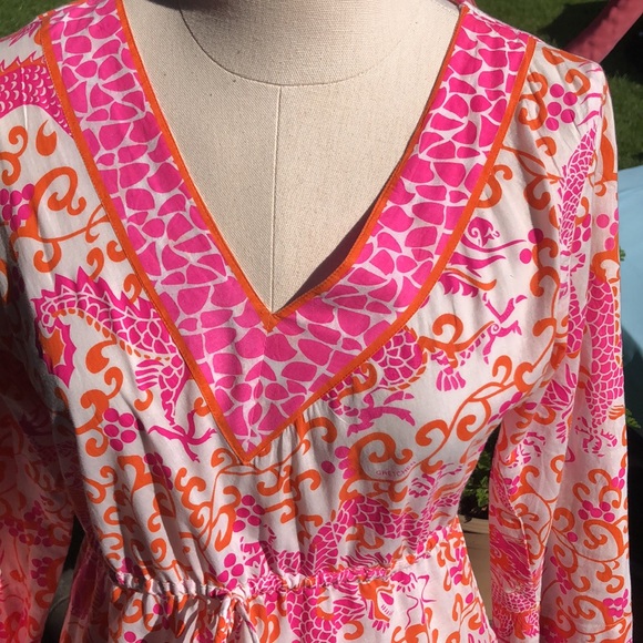 Gretchen Scott Tunic Dress /cover-upwith Pockets - Picture 5 of 7